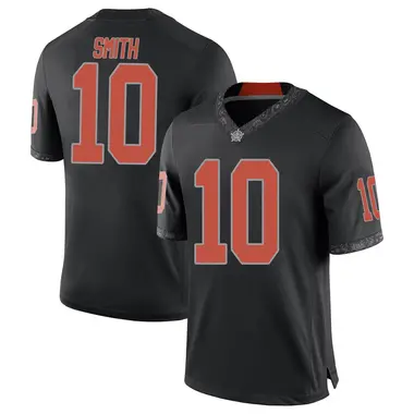 Men's Game Kale Smith Oklahoma State Cowboys Football College Jersey - Black