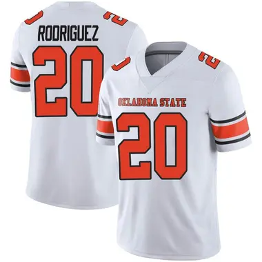 Men's Limited Malcolm Rodriguez Oklahoma State Cowboys Football Jersey - White